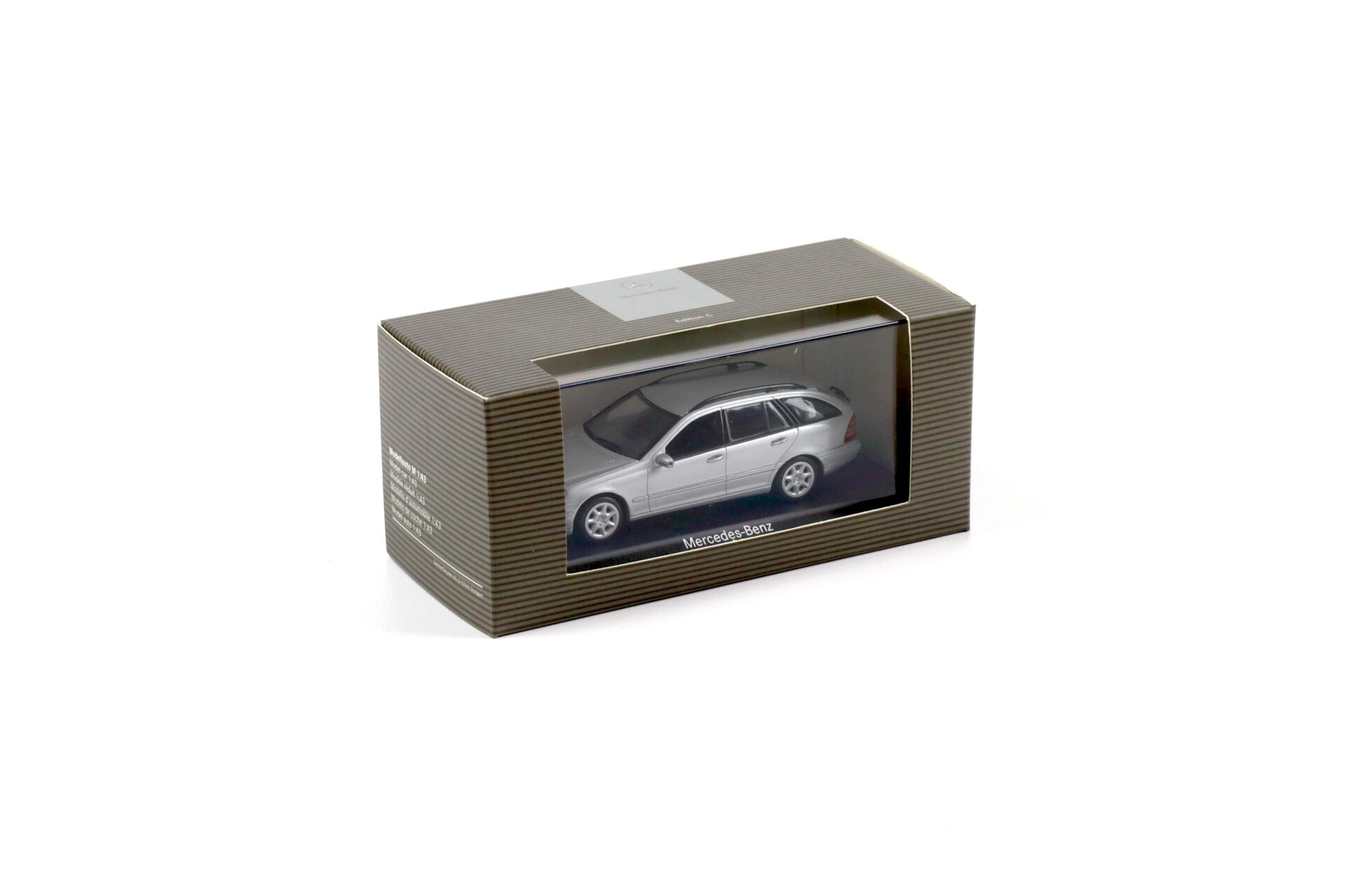 1:43 Minichamps Mercedes C-Klasse T-Modell S203 silver metallic DEALER VERSION