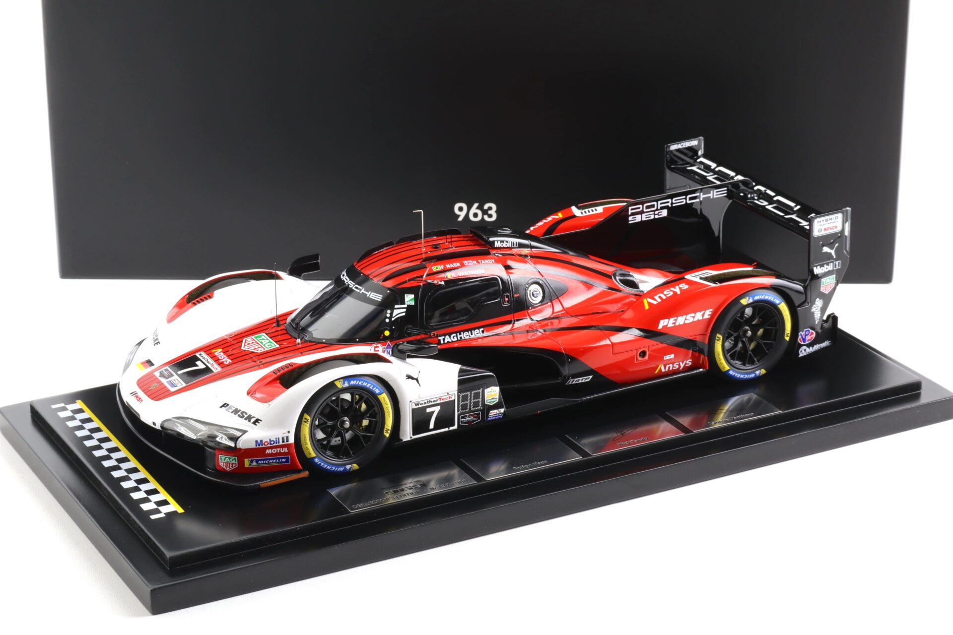 1:18 Spark Porsche 963 Winner 24h Daytona 2025 #7 red/ black WAP DEALER