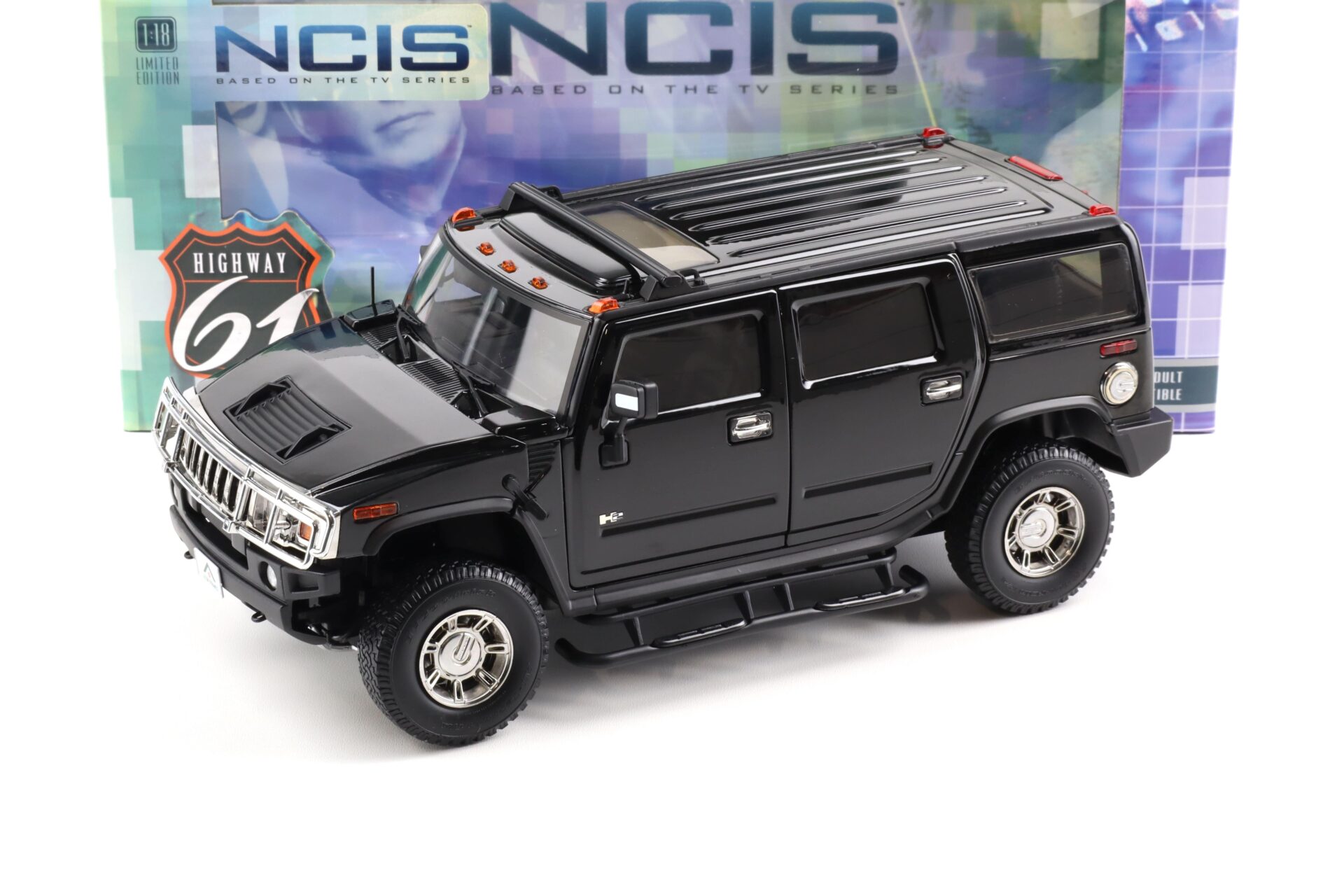 1:18 Highway61 Hummer H2 black 2006 NCIS TV Series