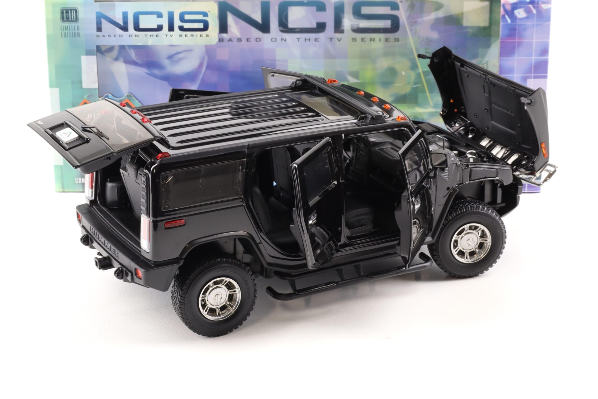 1:18 Highway61 Hummer H2 black 2006 NCIS TV Series