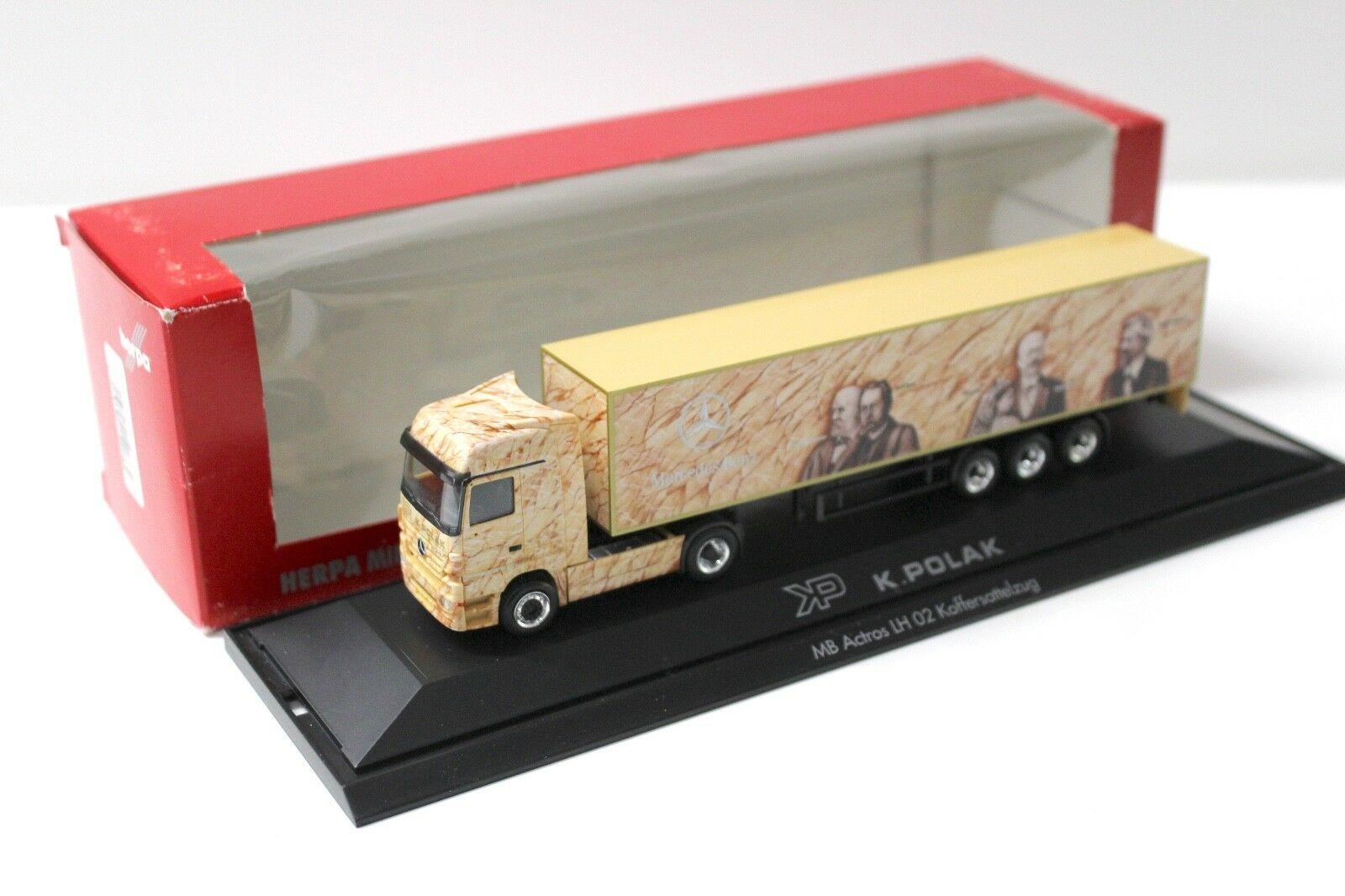 1:87 Herpa Mercedes Actros LH Koffersattel "K.POLAK"
