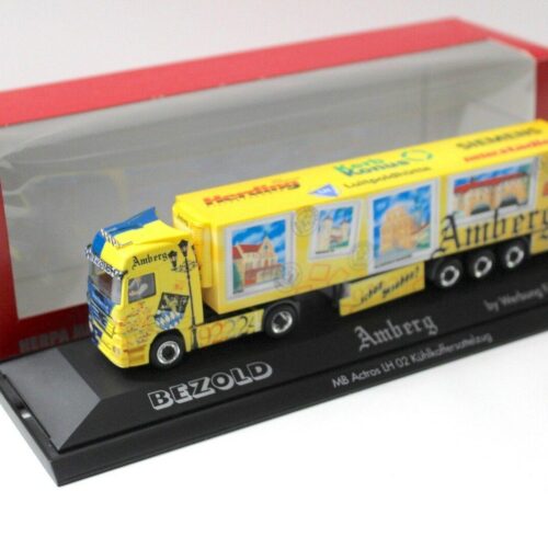 1:87 Herpa Mercedes Actros LH Kühlkoffer AMBERG BEZOLD