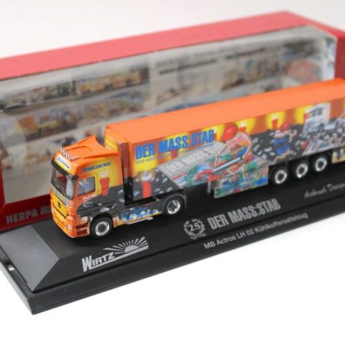 1:87 Herpa Mercedes Actros Kühlkof. 25 Jahre MASS:STAB