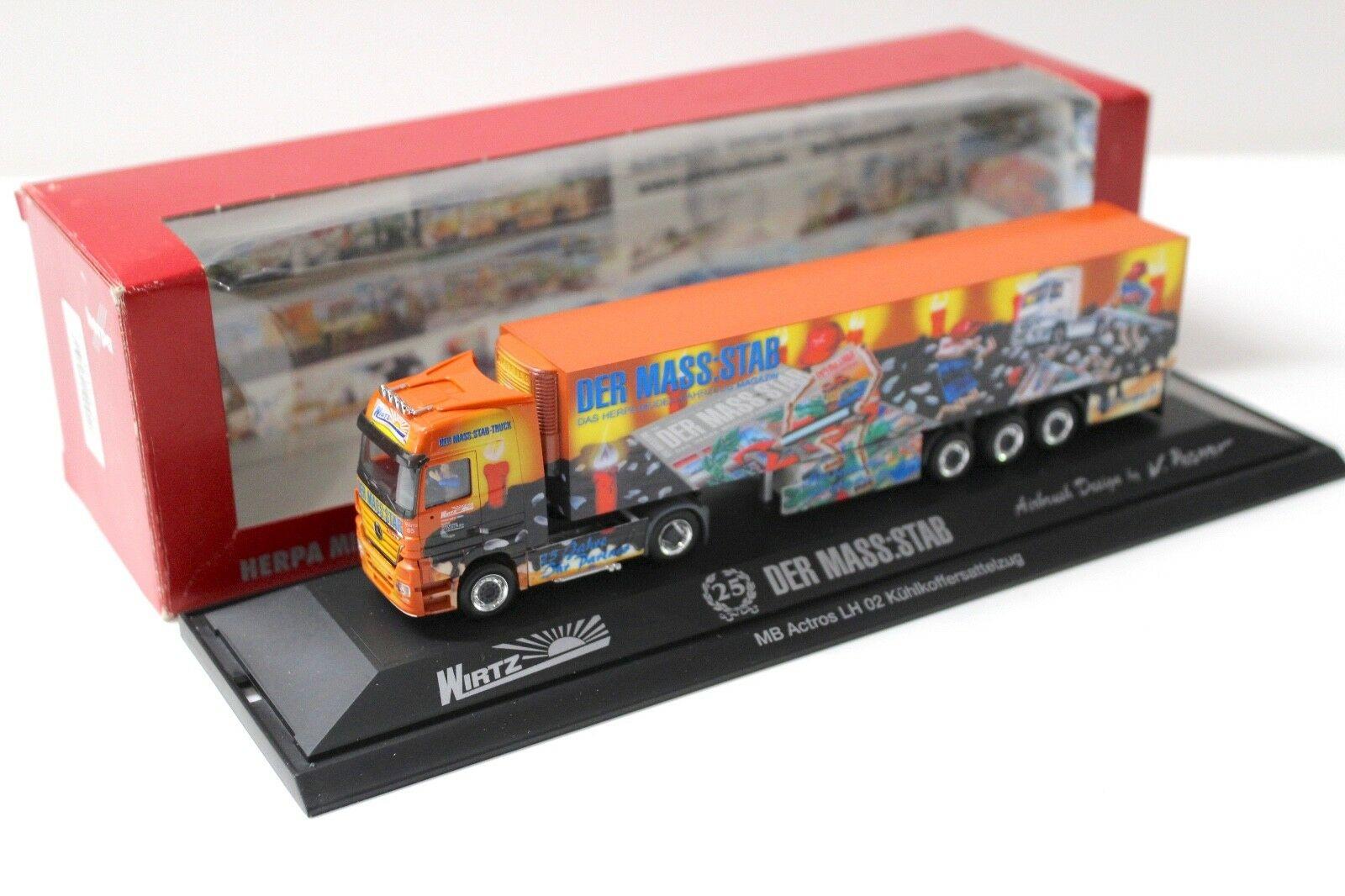 1:87 Herpa Mercedes Actros Kühlkof. 25 Jahre MASS:STAB