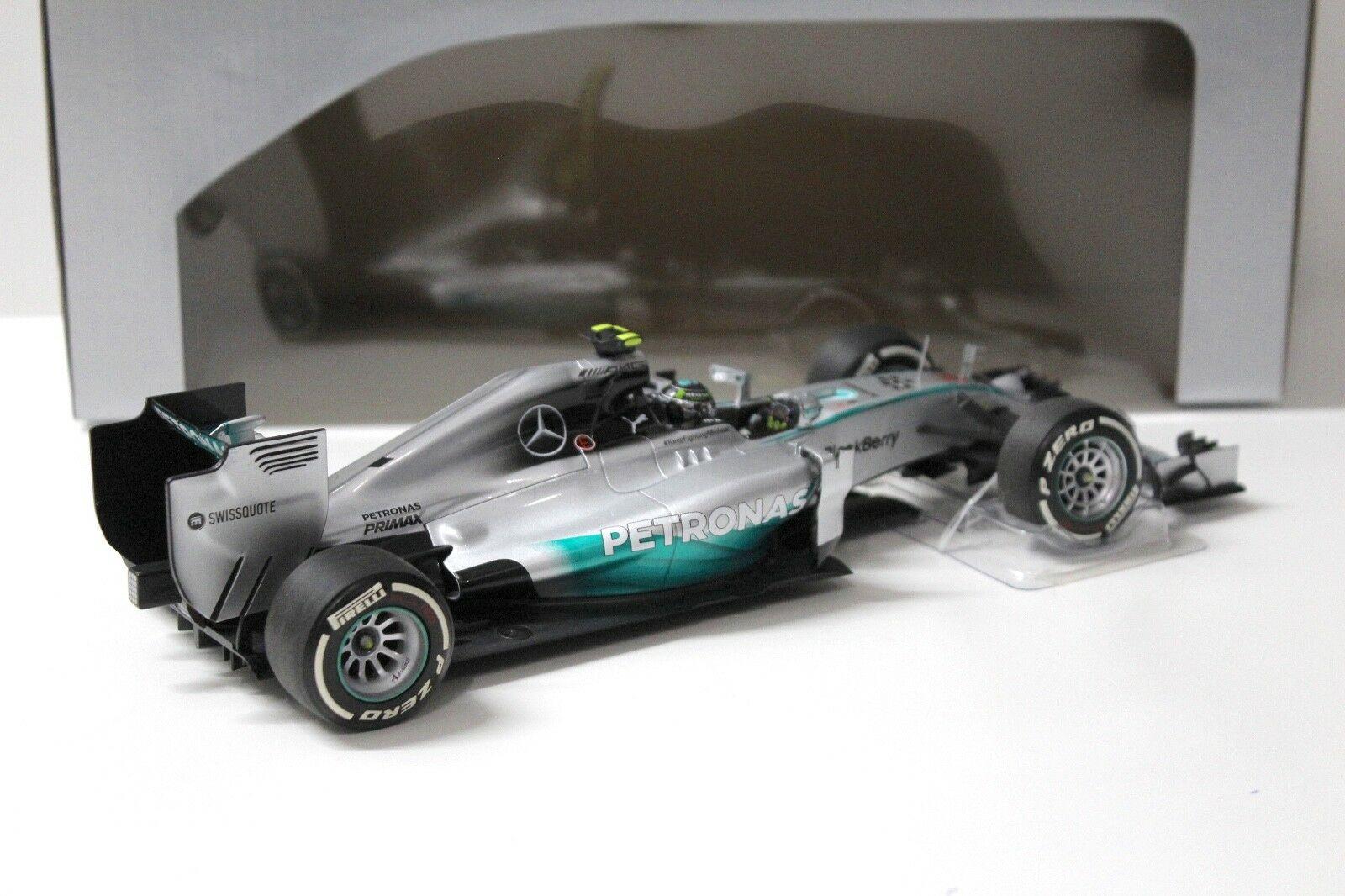 1:18 Minichamps Mercedes F1 AMG Petronas W05 Rosberg Australian GP Winner 2014