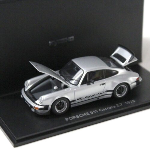 1:43 Kyosho Porsche 911 Carrera 2.7 silver 1975 - Image 2
