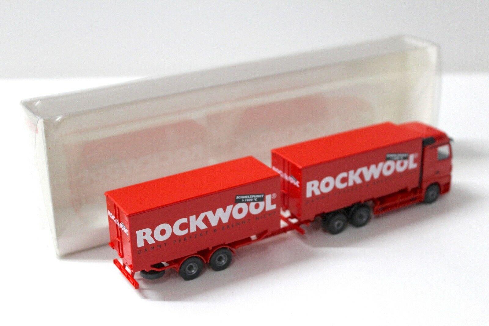 1:87 Wiking Mercedes Actros Wechselkoffer ROCKWOOL