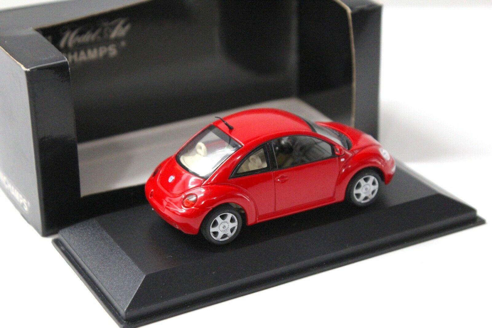 1:43 Minichamps VW NEW Beetle red/ beige