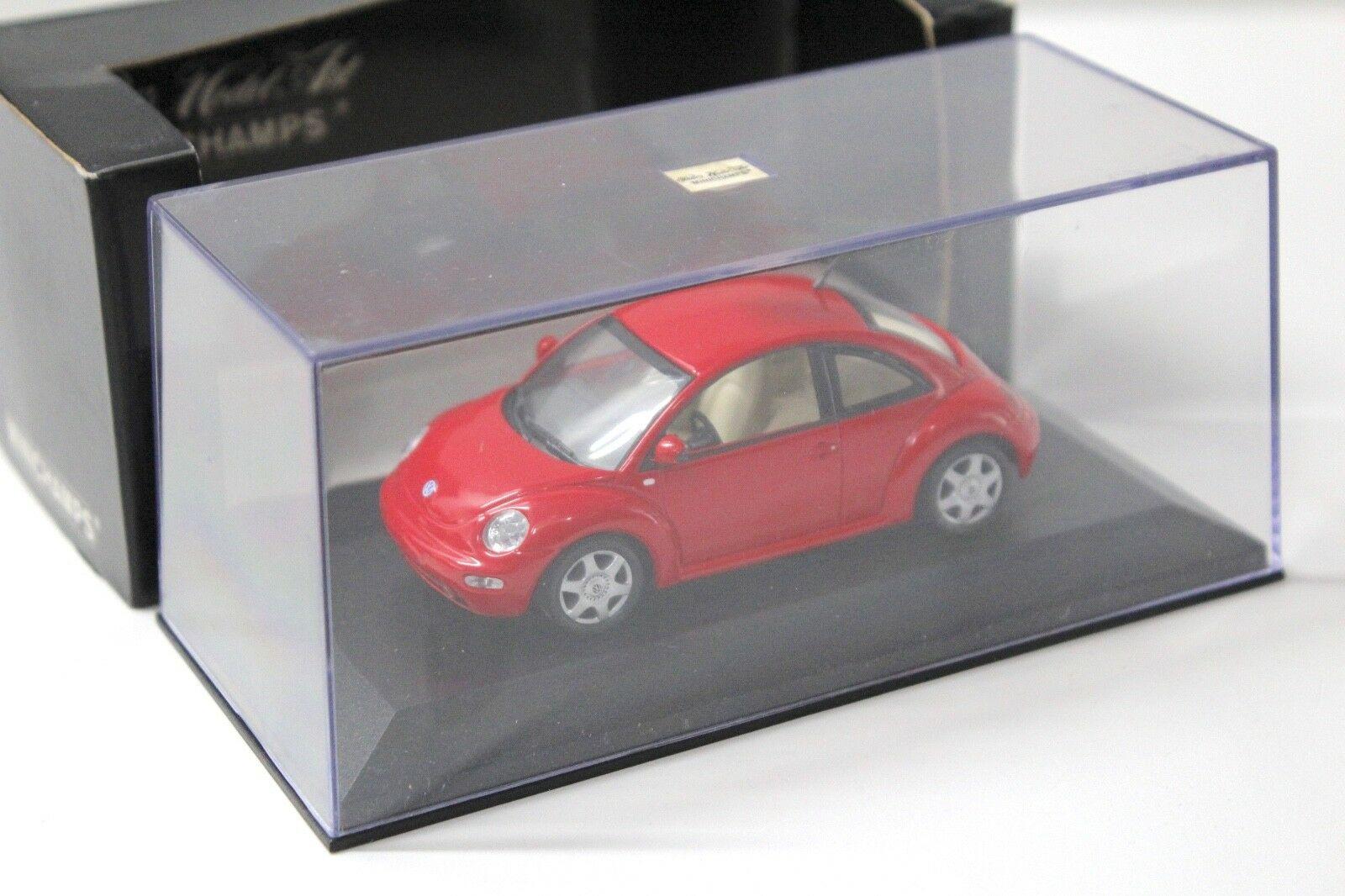 1:43 Minichamps VW NEW Beetle red/ beige
