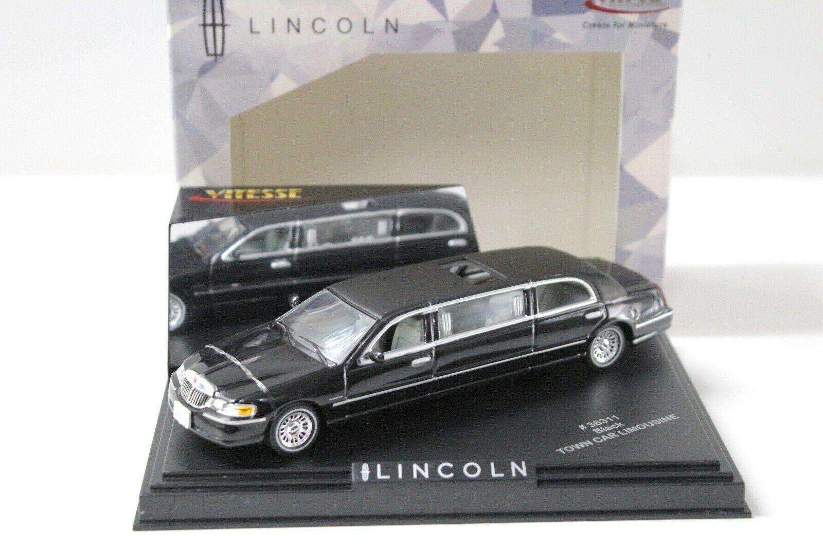 1:43 Vitesse Lincoln Town Car Limousine black/ black