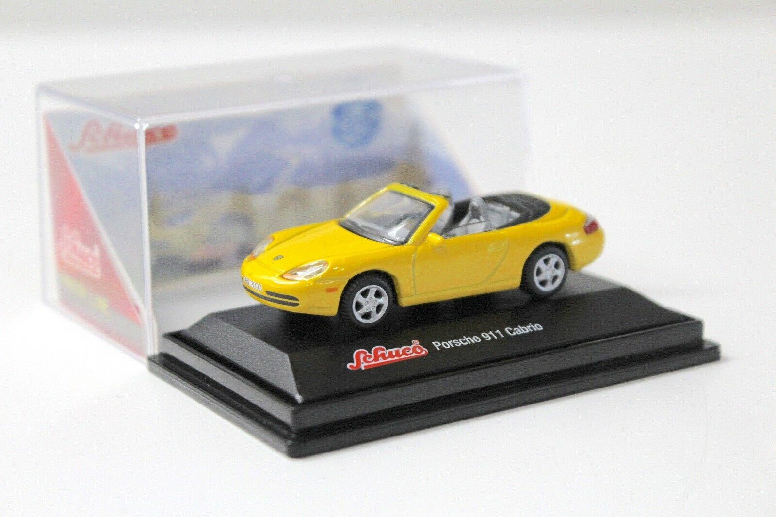 1:72 Schuco () Porsche 911 996 Cabrio yellow