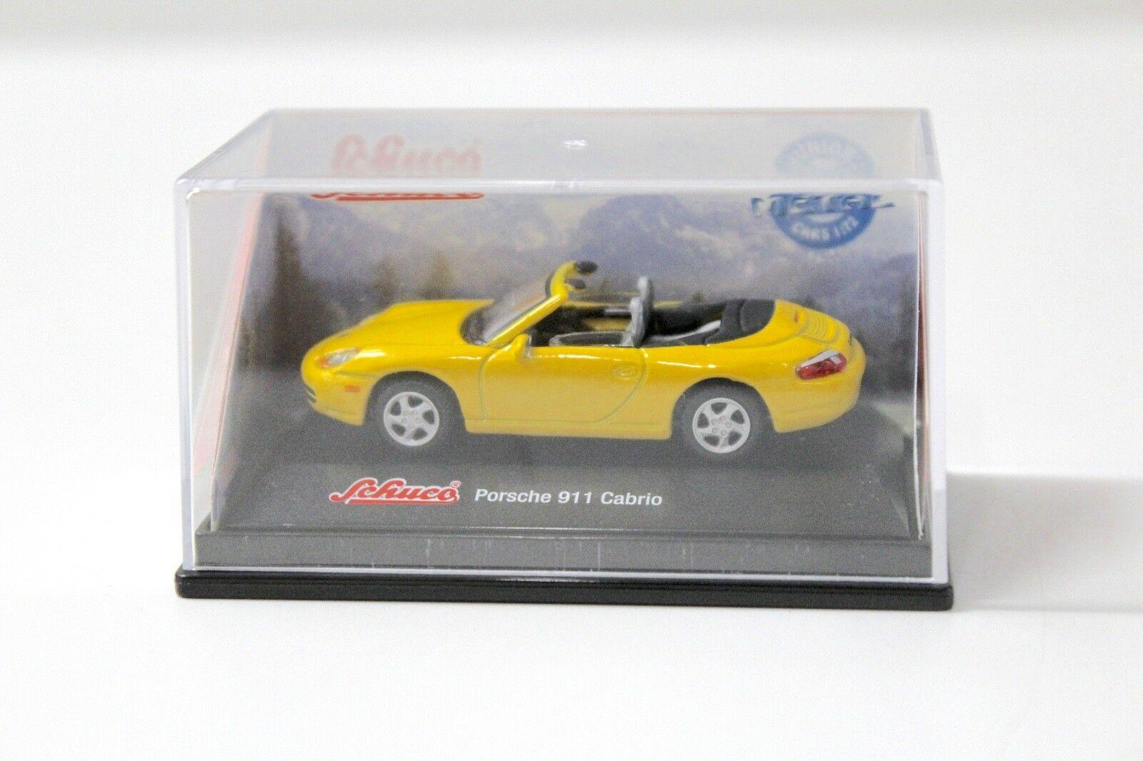 1:72 Schuco () Porsche 911 996 Cabrio yellow