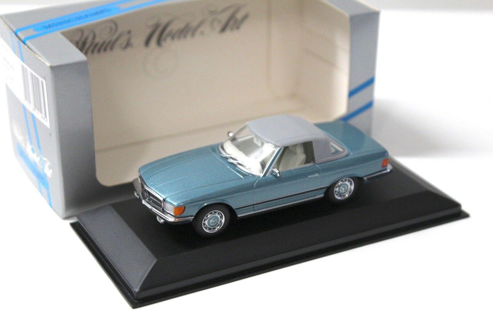 ID 32627 orig.jpg 1:43 Minichamps Mercedes 350SL Cabriolet SOFT-TOP green
