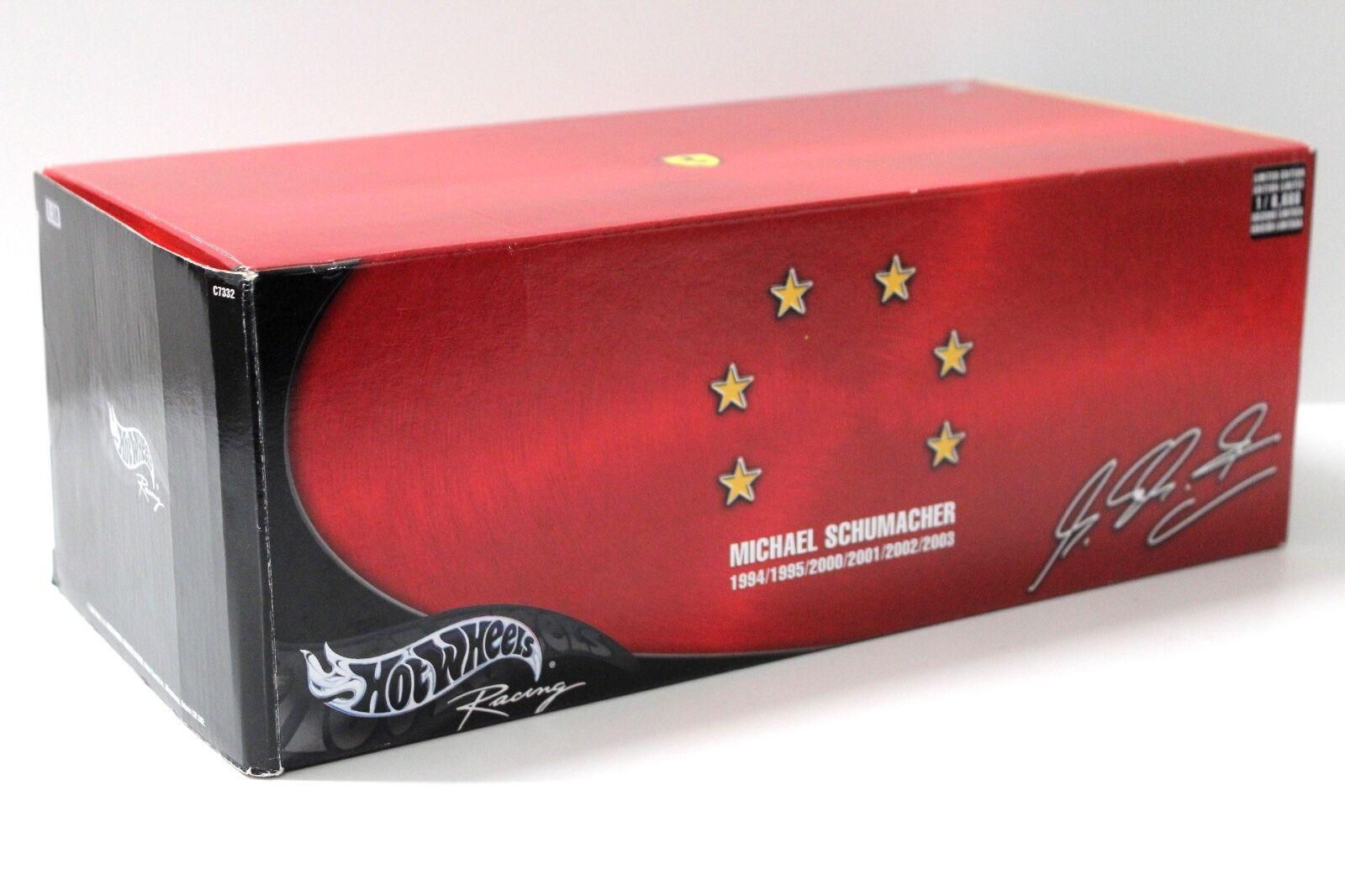 1:18 Hot Wheels Ferrari F2003 SIX Time World Champion CHROM EDITION