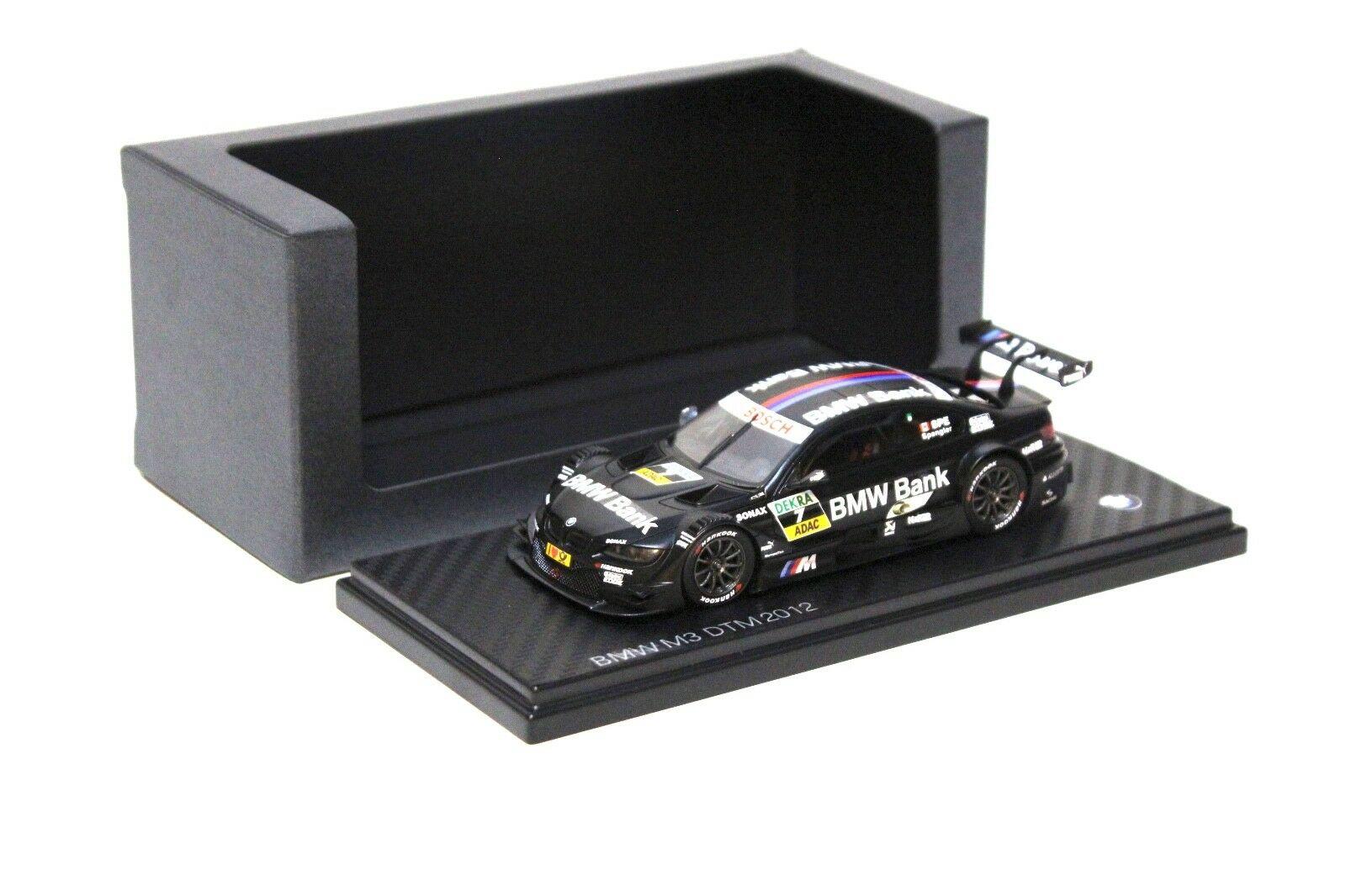 1:43 Original BMW M3 DTM 2012 Spengler *Carbon Plate* DEALER VERSION
