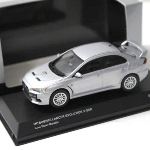 1:43 Kyosho Mitsubishi Lancer Evolution X GSR silver