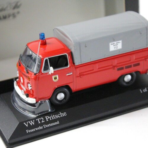 1:43 Minichamps VW T2 Pritsche Feuerwehr Dortmund