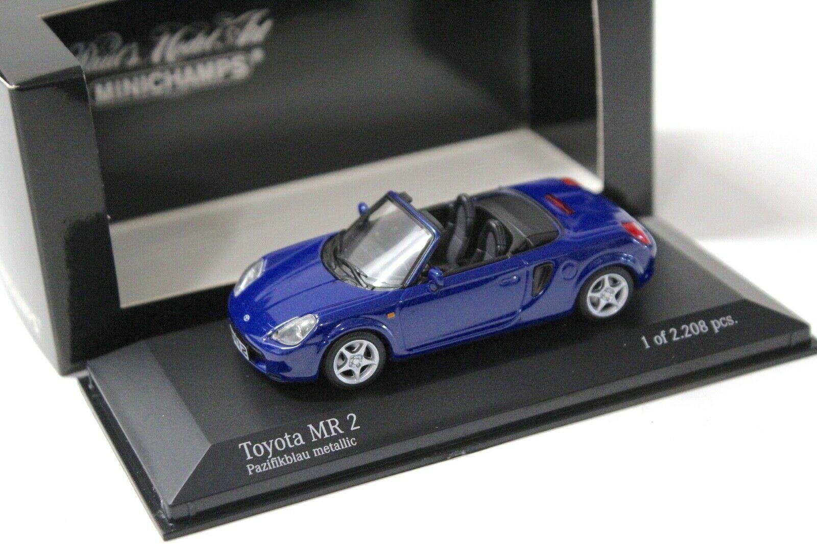ID 33781 orig.jpg 1:43 Minichamps Toyota MR2 Cabriolet Pazifik blue