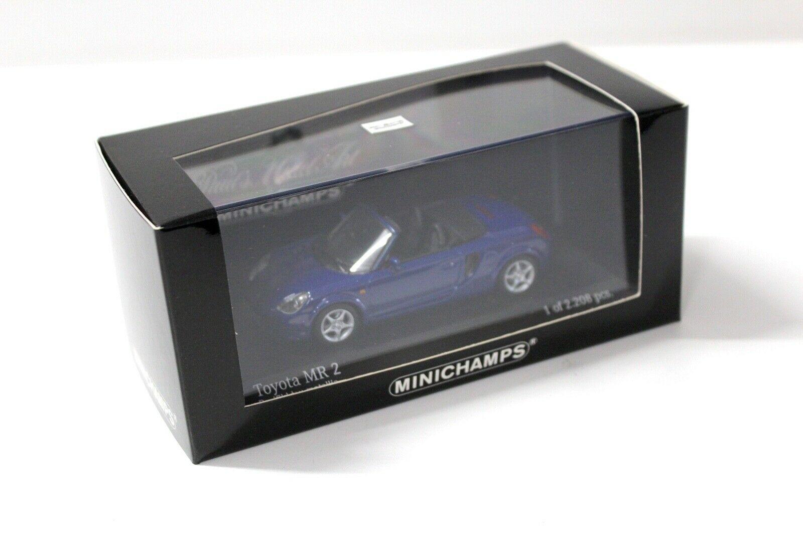 1:43 Minichamps Toyota MR2 Cabriolet Pazifik blue