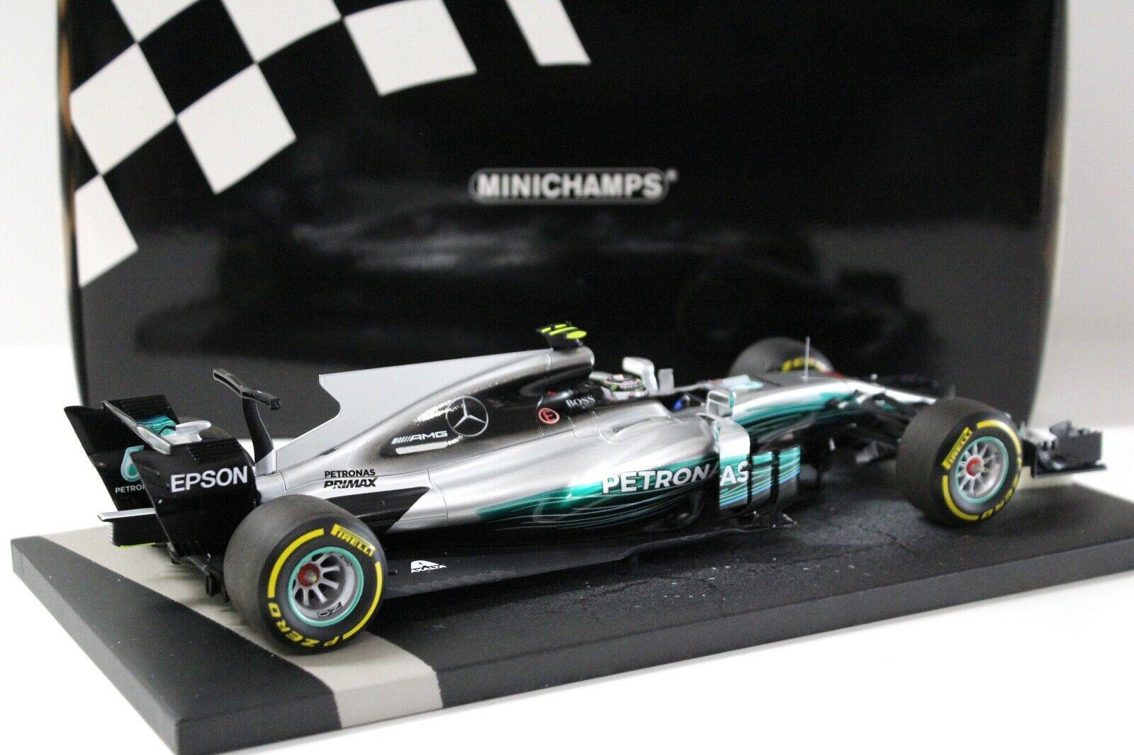 1:18 Minichamps Mercedes AMG Petronas F1 W08 EQ Bottas China GP 2017