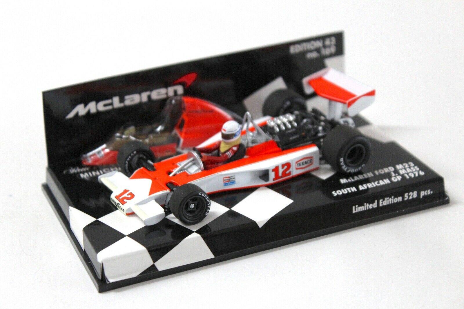 1:43 Minichamps McLaren Ford M23 Mass South Africa GP