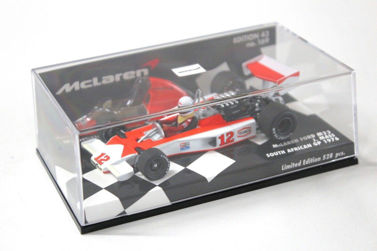 1:43 Minichamps McLaren Ford M23 Mass South Africa GP