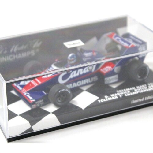 1:43 Minichamps Toleman Hart TG 183B Warwick Toleman