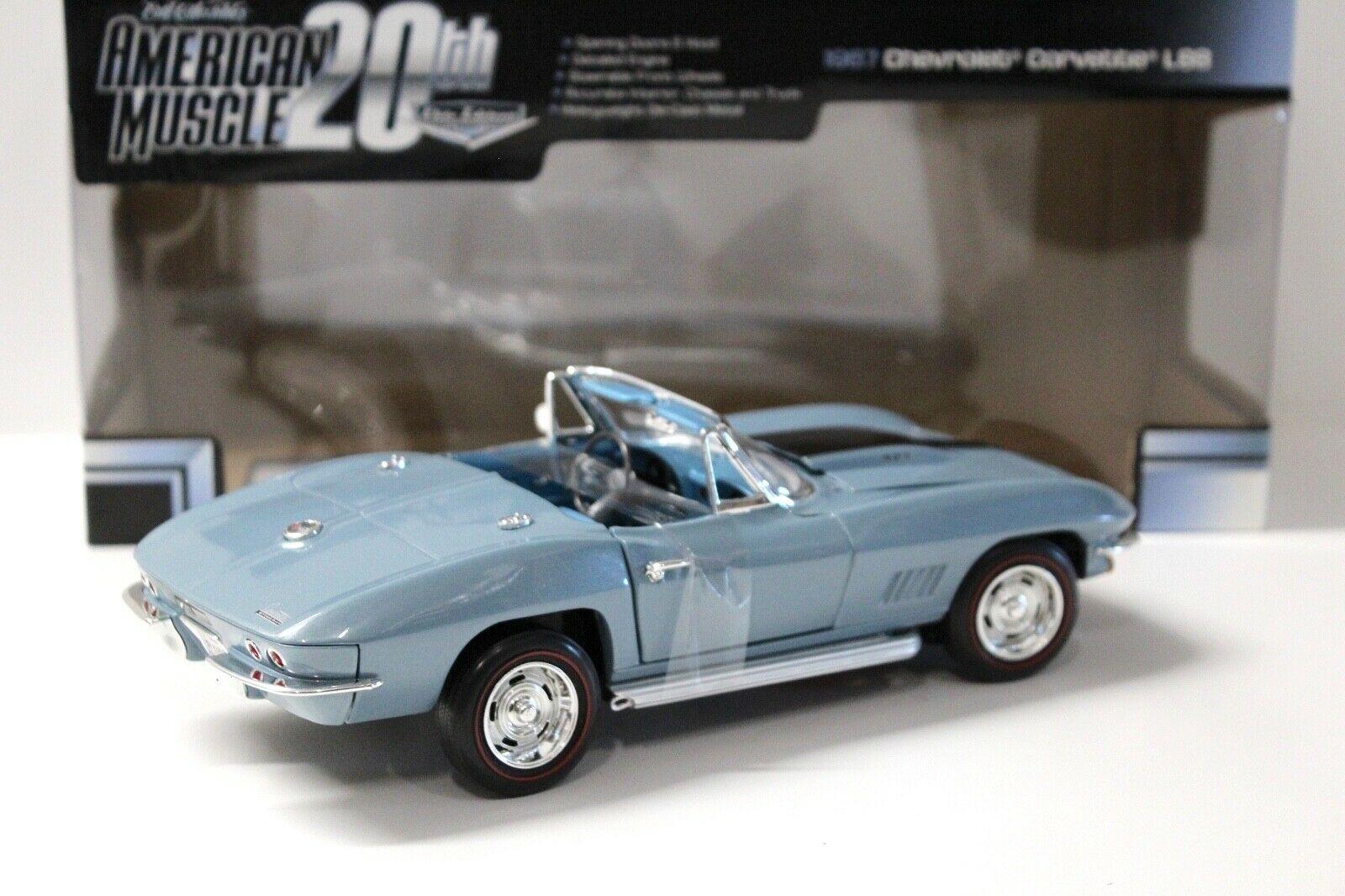 1:18 ERTL 1967 Chevrolet Corvette L88 Convertible blue