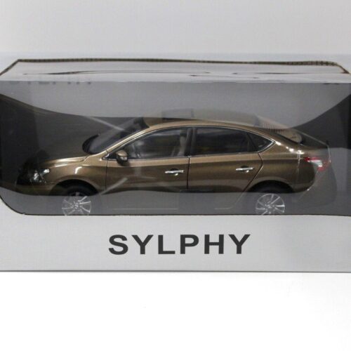 1:18 Paudi Model Nissan Sentra (Sylphy) Sedan gold DEALER VERSION - Image 4