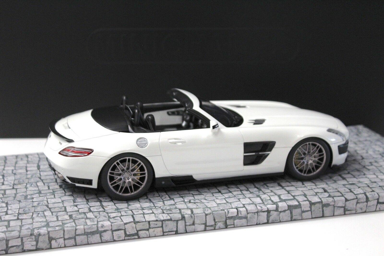 1:18 Minichamps Mercedes SLS Brabus 700 Biturbo Roadster white 2013