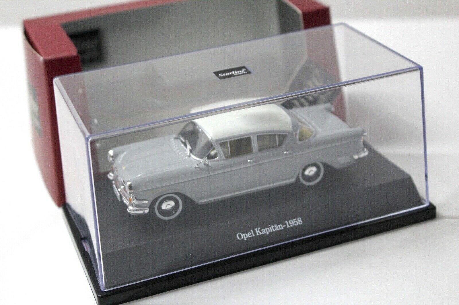 1:43 Starline Opel Kapitän 1958 grey