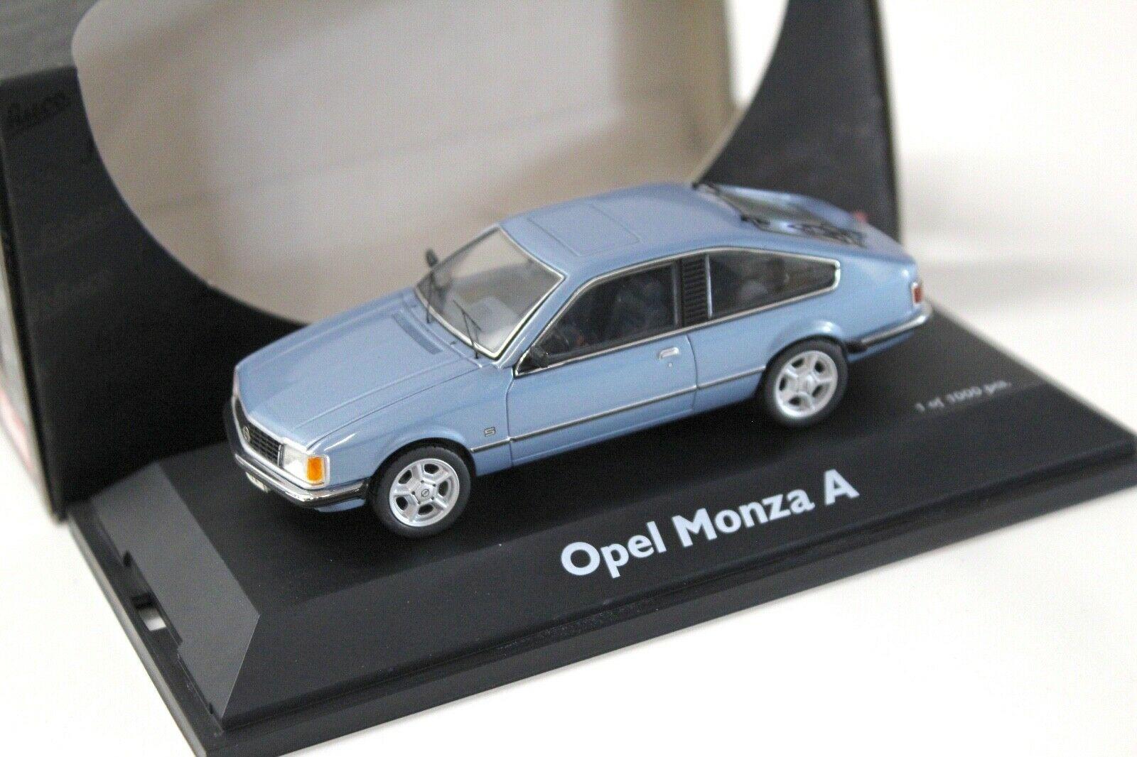 1:43 Schuco Opel Monza A aquamarin blue