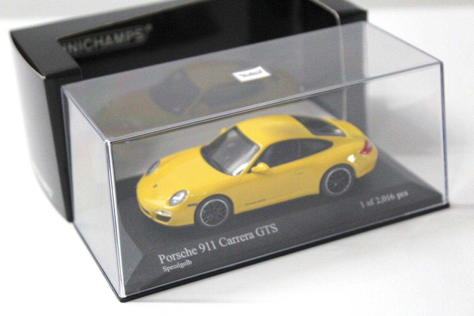 1:43 Minichamps Porsche 911 (997II) Carrera GTS yellow