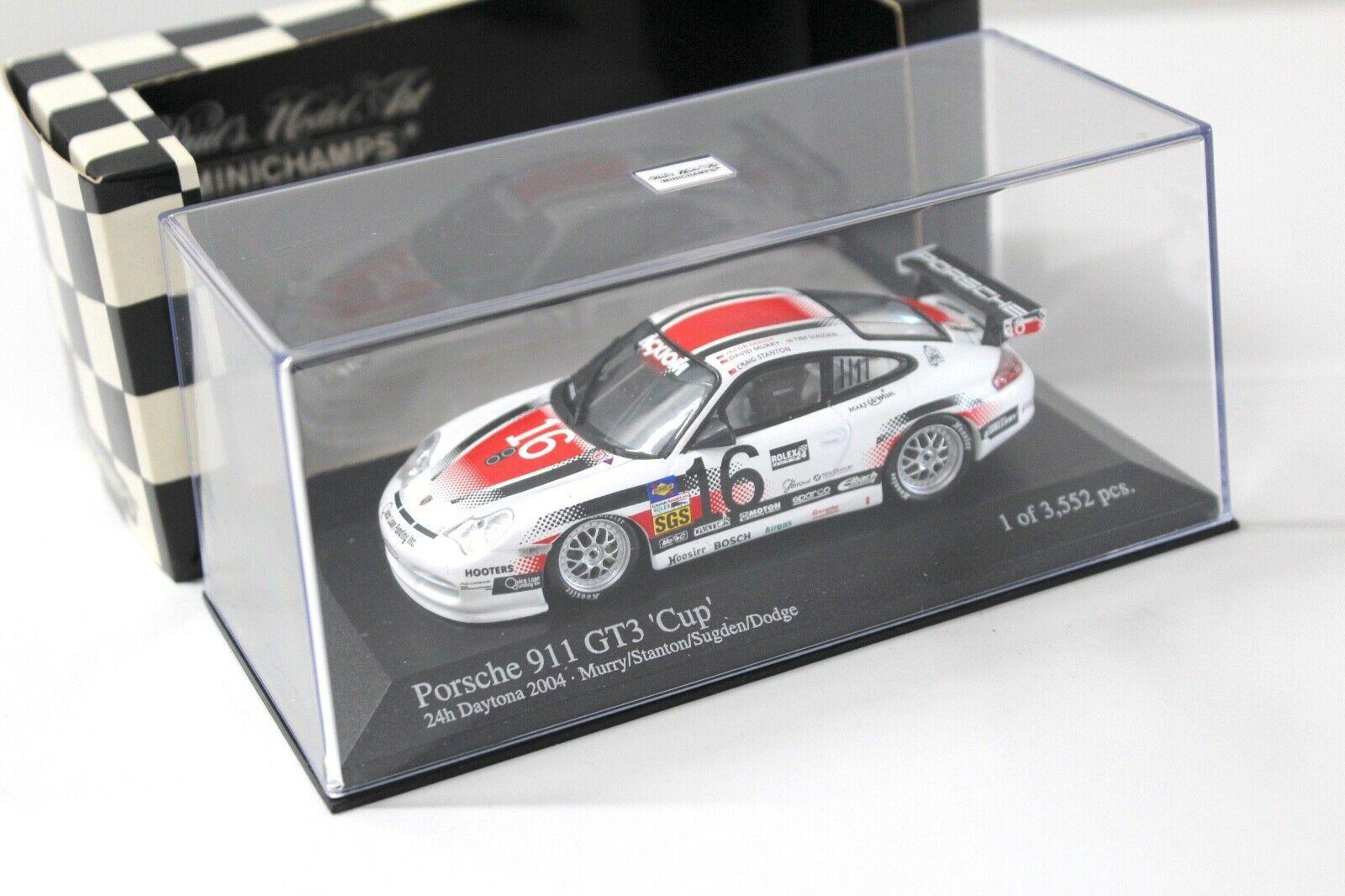 1:43 Minichamps Porsche 911 996 GT3 CUP 24h Daytona 2004 #16
