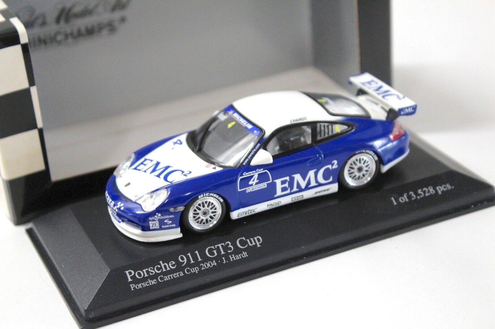 ID 34293 orig.jpg 1:43 Minichamps Porsche 911 996 GT3 CUP 2004 Hardt #4 EMC