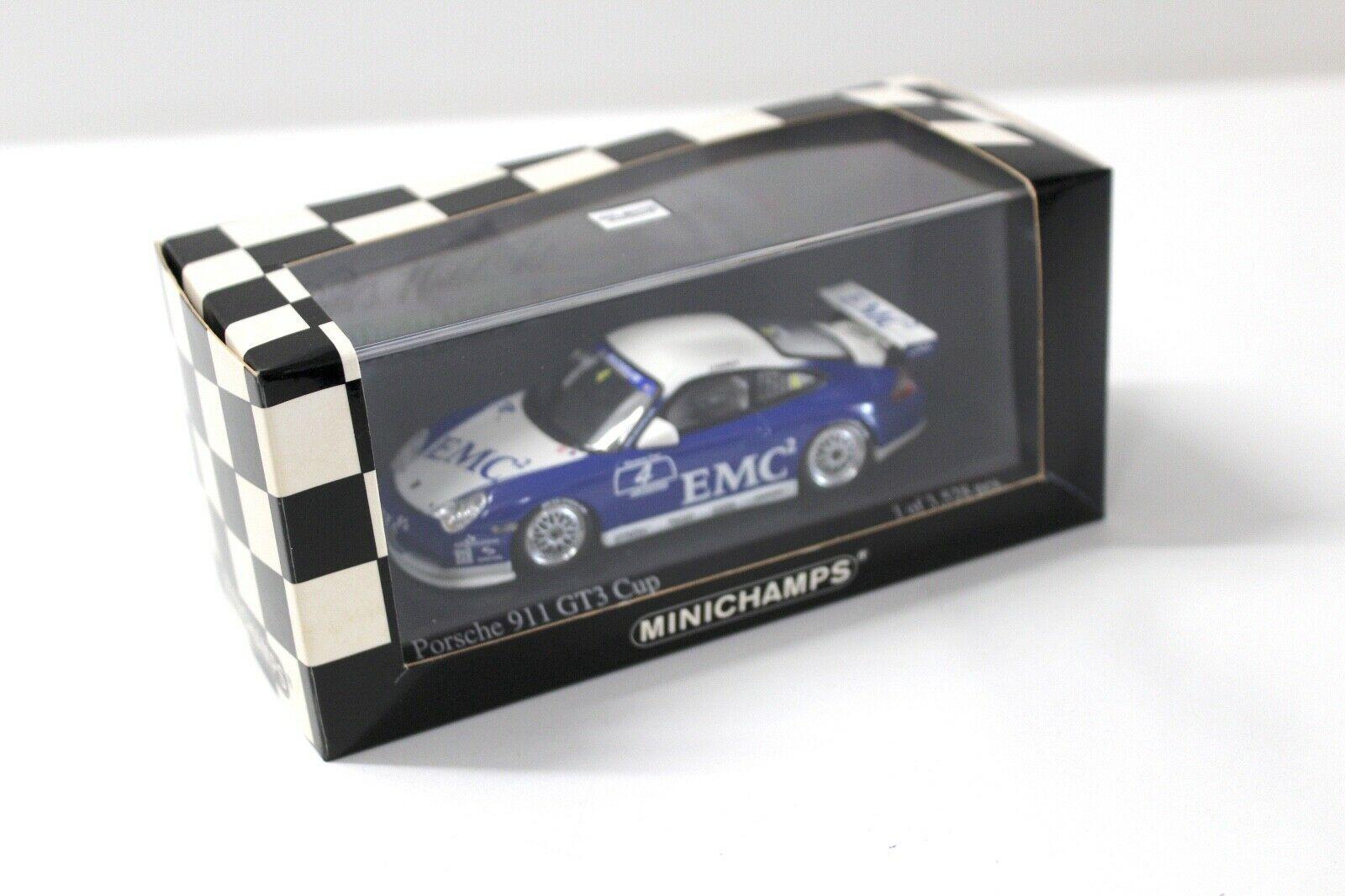 1:43 Minichamps Porsche 911 996 GT3 CUP 2004 Hardt #4 EMC