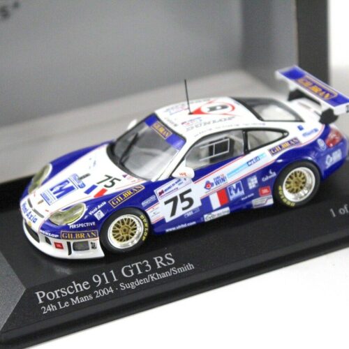 1:43 Minichamps Porsche 911 996 GT3 RS 24h Le Mans 2004 #75
