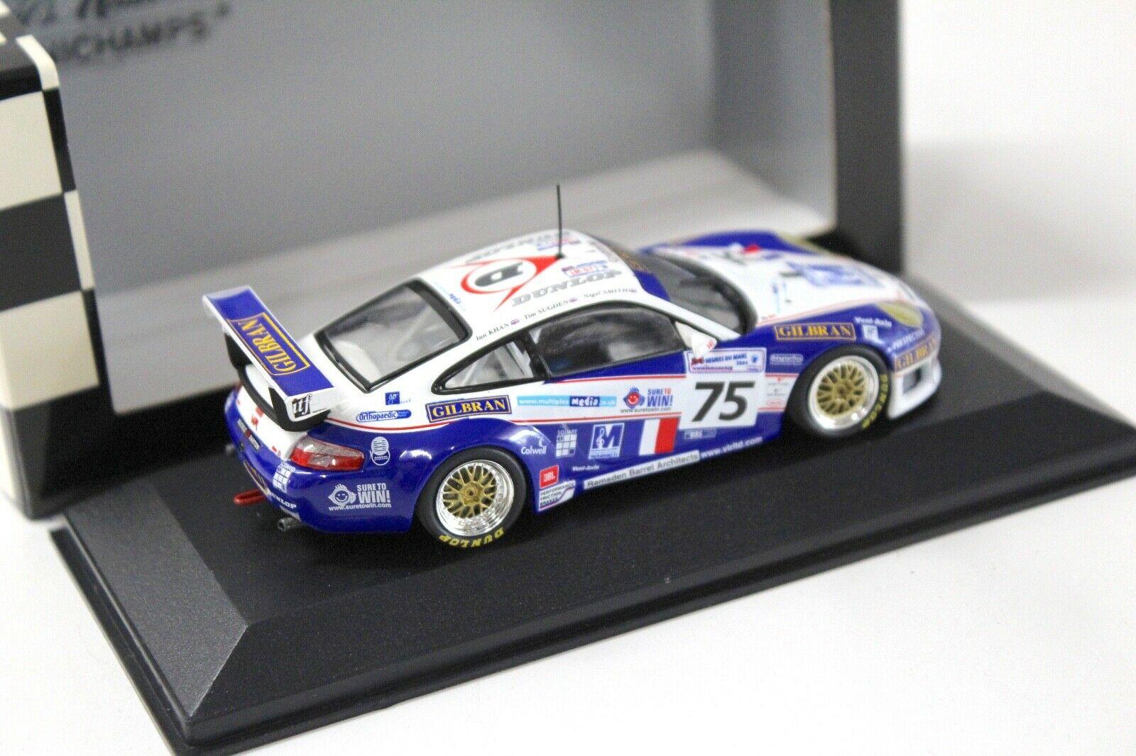 1:43 Minichamps Porsche 911 996 GT3 RS 24h Le Mans 2004 #75