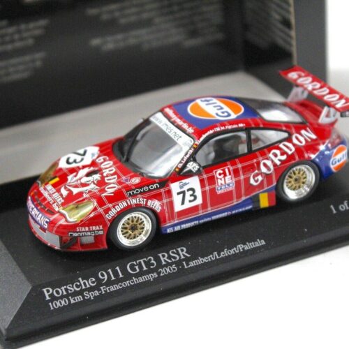 1:43 Minichamps Porsche 911 996 GT3 RSR 1000 km SPA 2005 GULF #73