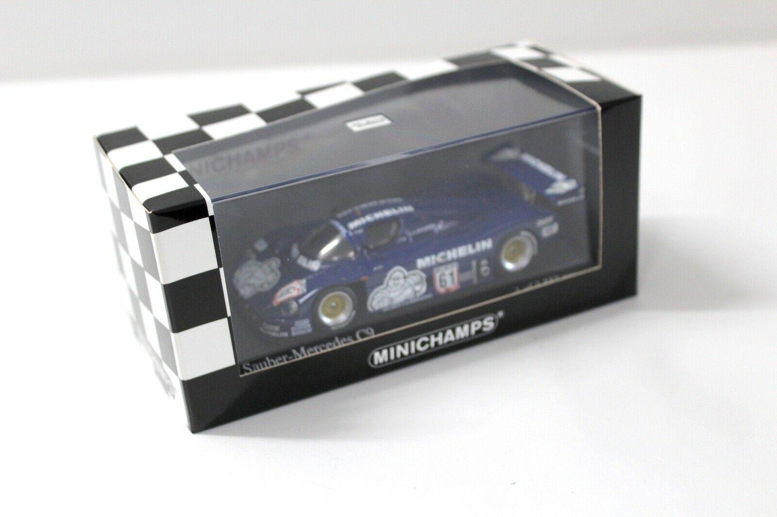 1:43 Minichamps Sauber Mercedes C9 Supercup 1987 #61 Schlesser blue