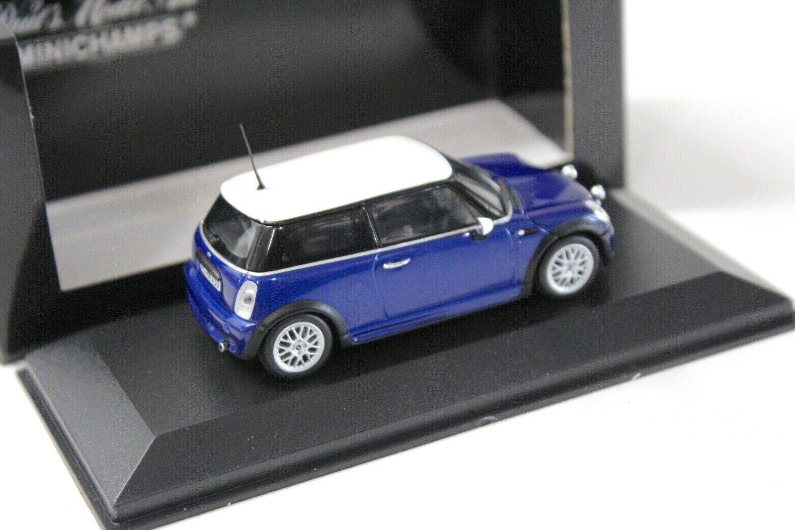 1:43 Minichamps Mini One Aerodynamic Package Indi blue 2003
