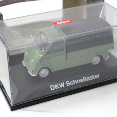 1:43 Schuco DKW Schnelllaster Pritsche/ Plane green