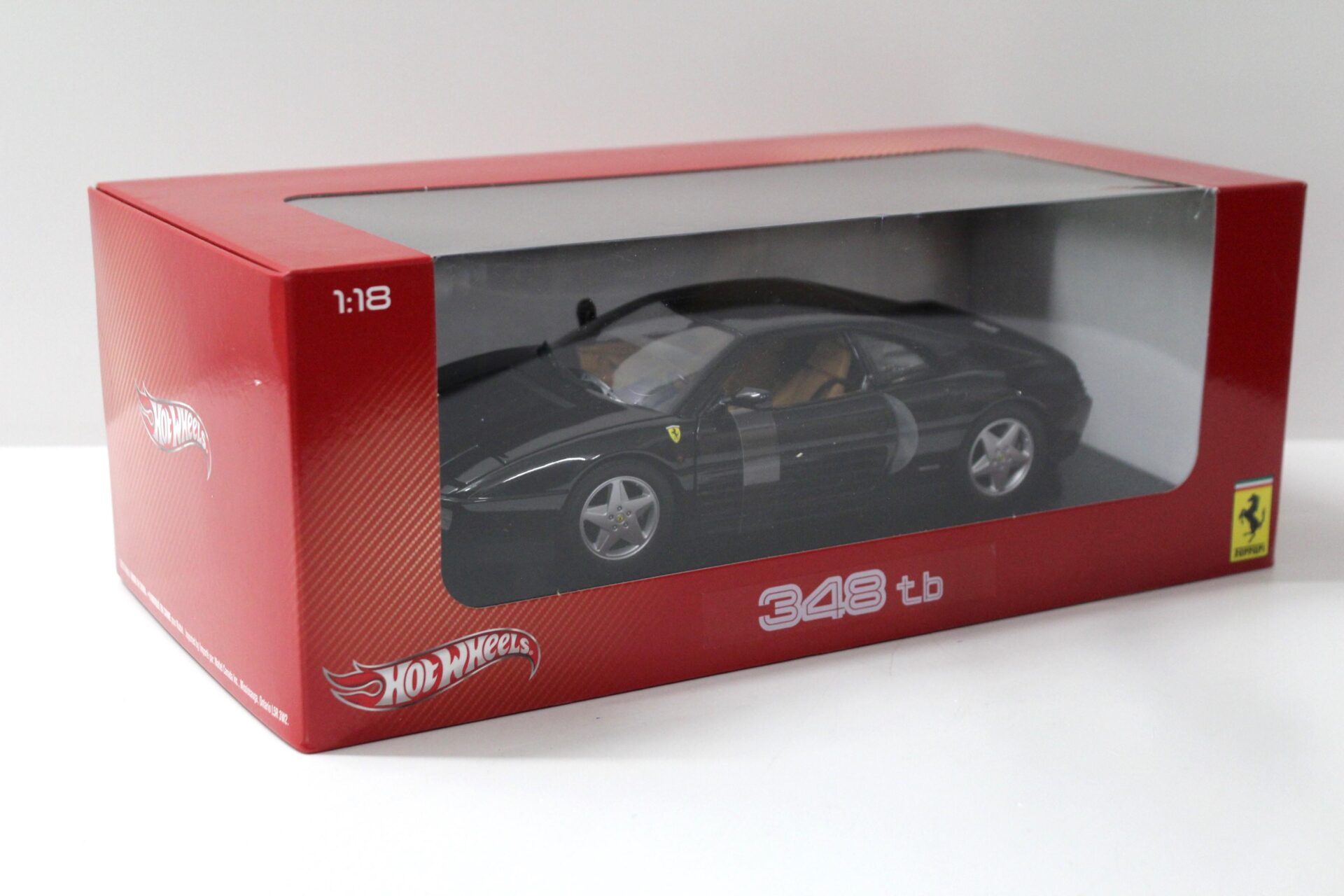 1:18 Hot Wheels Ferrari 348tb Coupe black