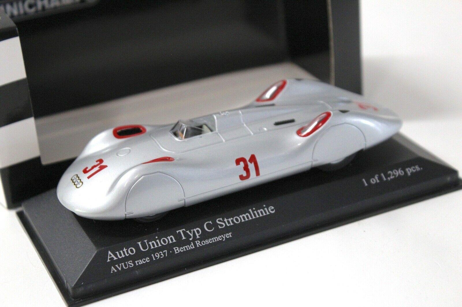 1:43 Minichamps Auto Union Typ C Stromlinie AVUS #31