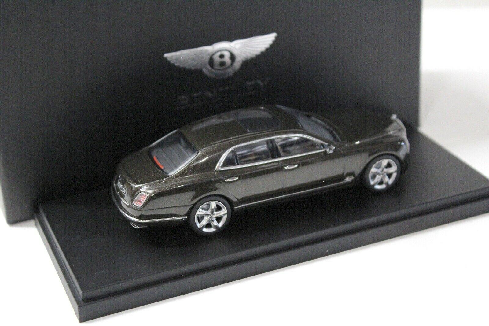 1:43 Kyosho Bentley Mulsanne Speed dark brown DEALER VERSION