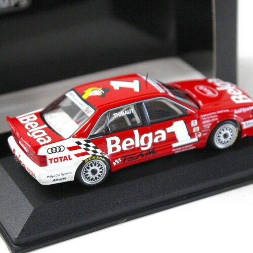 1:43 Minichamps Audi V8 EVO Thibaut BELGA #1 TOTAL red