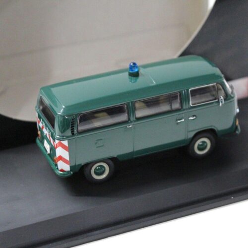1:43 Schuco Volkswagen VW T2a Bus "POLIZEI" dark green - Image 2