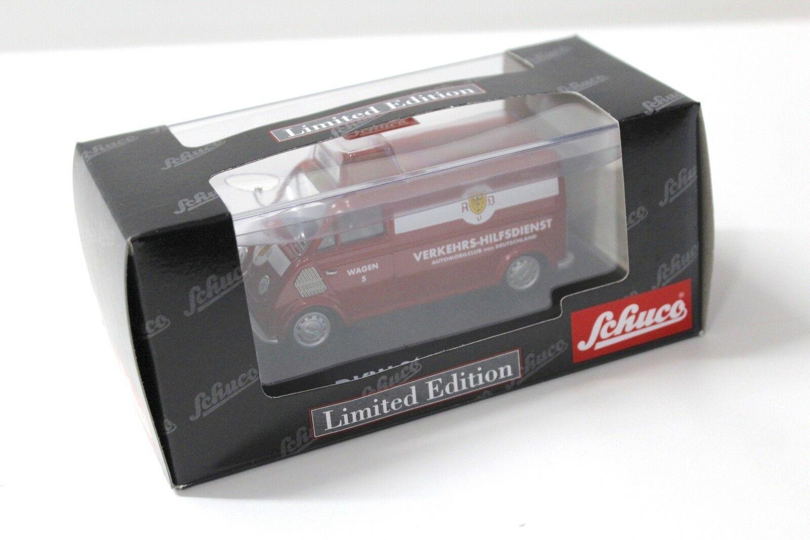1:43 Schuco DKW Schnelllaster Verkehrs-Hilfe *AVD* SP red