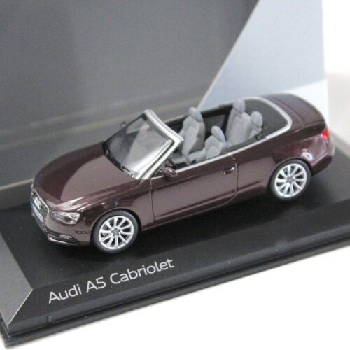 1:43 Norev Audi A5 Cabriolet Shiraz red DEALER VERSION