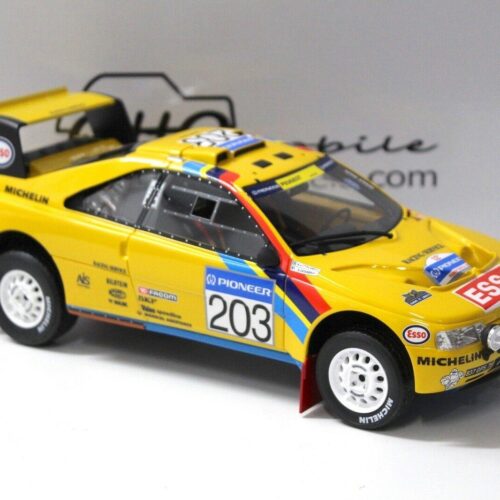 1:18 OTTO mobile OT532 Peugeot 405 T16 Grand Raid Paris Dakar #203 yellow